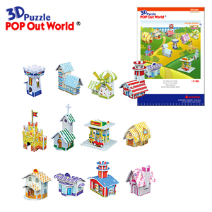 3D Puzzle House Series